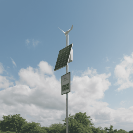 Автономный измеритель скорости ТЕМП-ВСС-02 на ветро-солнечной электростанции доступен на сайте  фото - 3